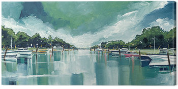 Obraz na plátně Stuart Roy - River Mornings and Angry Clouds