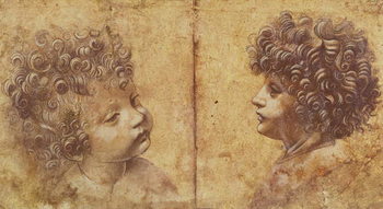 Obraz na plátně Study of a child's head