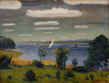 Obraz na plátně Summer Day at Viksfjorden, Larvik, 1918