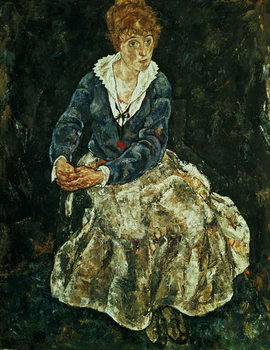 Obraz na plátně The Artist's wife seated, c.1912