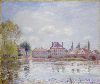 Obraz na plátně The Bridge at Moret-sur-Loing, 1890