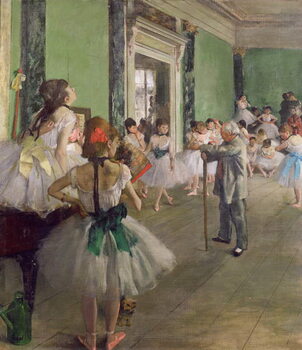 Obraz na plátně The Dancing Class, c.1873-76