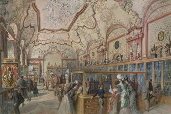 Obraz na plátně The Marble Hall of the Ambraser