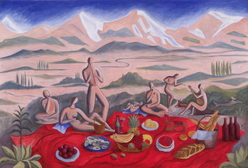 Obraz na plátně The Picnic, 1992