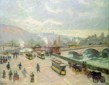 Obraz na plátně The Pont Corneille at Rouen, 1898