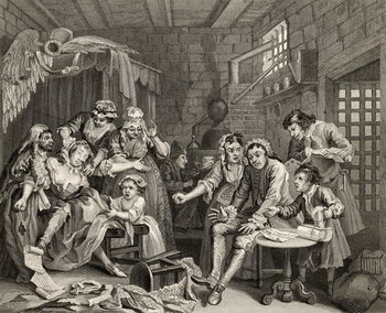 Obraz na plátně The Prison Scene, plate VII