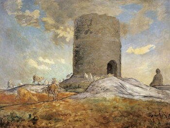 Obraz na plátně The tower of Chailly in Barbizon
