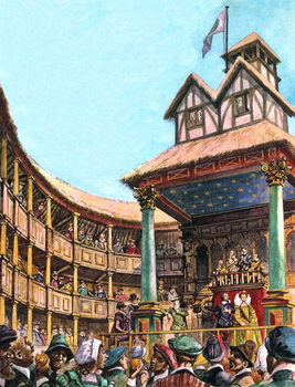 Obraz na plátně The Tudor Theatre
