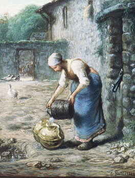 Obraz na plátně The woman at the well