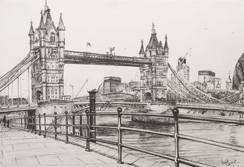 Obraz na plátně Tower Bridge London, 2006,