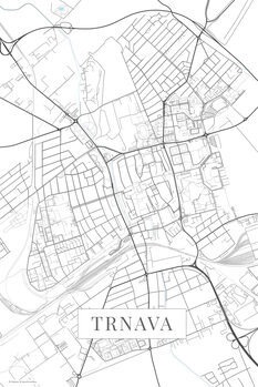 Obraz na plátně Trnava white