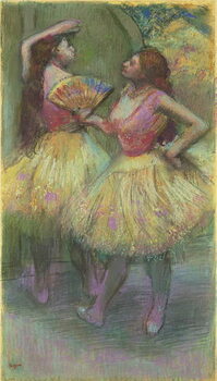 Obraz na plátně Two Dancers Before Going on Stage