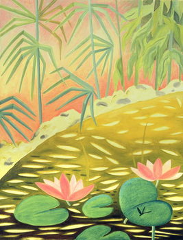 Obraz na plátně Water Lily Pond I, 1994