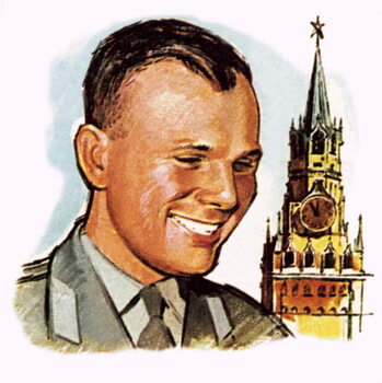 Obraz na plátně Yuri Gagarin