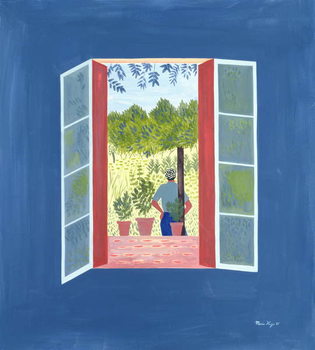 Obraz na plátně Zaid Through the Window, 1986