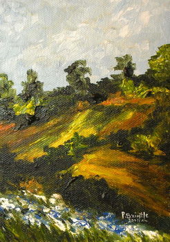 Obraz na plátně Bleuets a Trouin, 2014