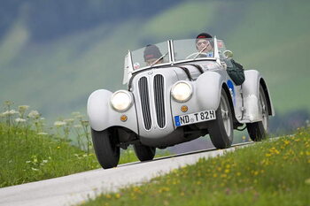 Obraz na plátně BMW 328, built in 1956, Ennstal Classic 2008, Styria, Austria, Europe