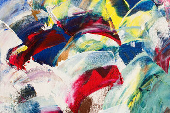 Obraz na plátně Detail of the Painting as a Background