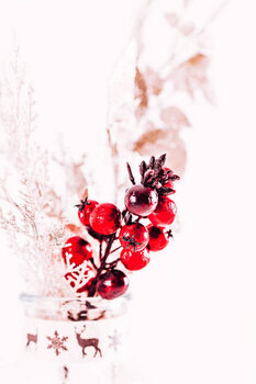 Obraz na plátně Gold Close-Up Brunch Christmas ornament- Regional