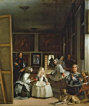 Obraz na plátně Las Meninas or The Family of Philip IV