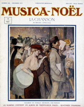 Obraz na plátně Magazine “” musica Noel””