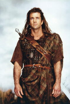 Obraz na plátně Mel Gibson, Braveheart, 1995