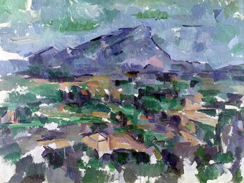 Obraz na plátně Mount Sainte-Victoire, 1904-06