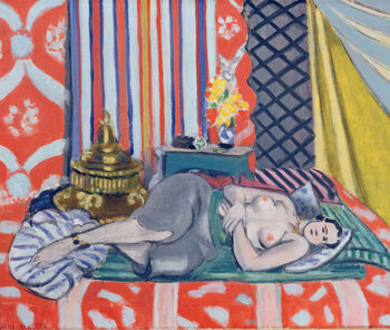 Obraz na plátně Odalisque in grey culottes, 1927