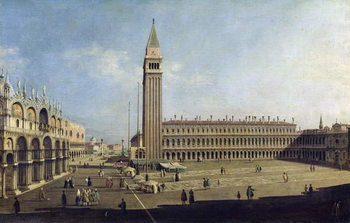 Obraz na plátně Piazza San Marco, Venice