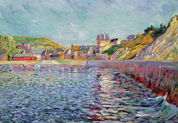 Obraz na plátně Port-en-Bessin, Calvados, c.1884
