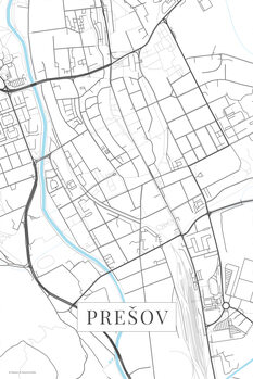 Obraz na plátně Presov white