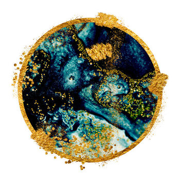 Obraz na plátně River. Marble art. Background.