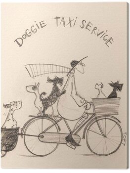 Obraz na plátně Sam Toft - Doggie Taxi Servise