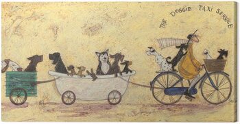 Obraz na plátně Sam Toft - The Doggie Taxi Service