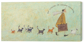 Obraz na plátně Sam Toft - The Suitcase Of Sardine Sandwiches
