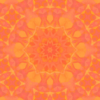Obraz na plátně Sun Seamless Pattern. Yellow Orange Stars
