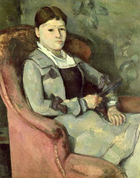 Obraz na plátně The Artist's Wife in an Armchair, c.1878/88