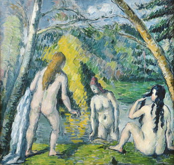 Obraz na plátně The Three Bathers, c.1879-82