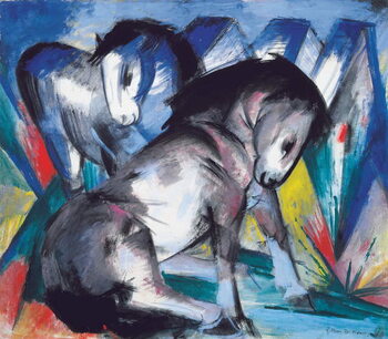 Obraz na plátně Two Horses, 1913