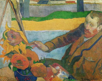 Obraz na plátně Van Gogh painting Sunflowers, 1888