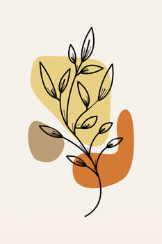 Obraz na plátně Vintage flower wall art decoration