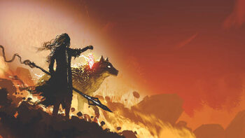 Obraz na plátně witch of dark magic