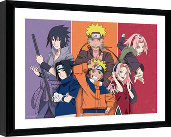 Zarámovaný plagát Naruto Shippuden - Adults and Children