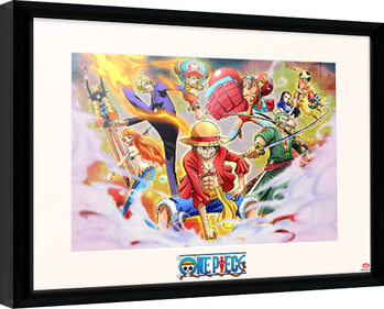 Zarámovaný plagát One Piece - Fish Man Island