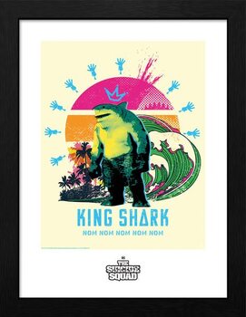 Zarámovaný plagát Suicide Squad - King Shark