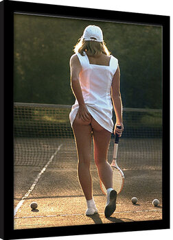 Zarámovaný plagát Tennis Girl