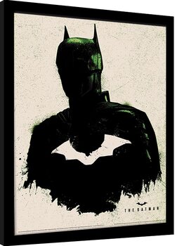 Zarámovaný plagát The Batman - Grit