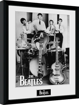 Zarámovaný plagát The Beatles - Instruments