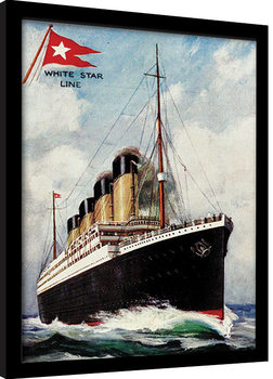Zarámovaný plagát Titanic