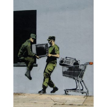 Obrazová reprodukce  Banksy - Looters Masters